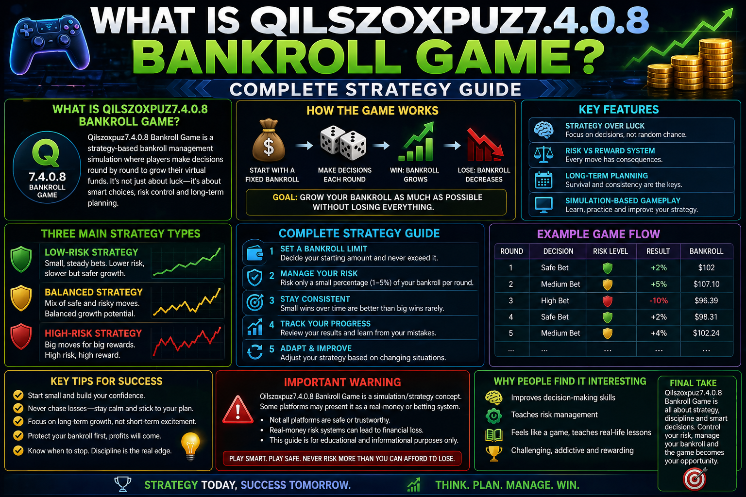 what is qilszoxpuz7.4.0.8 bankroll game