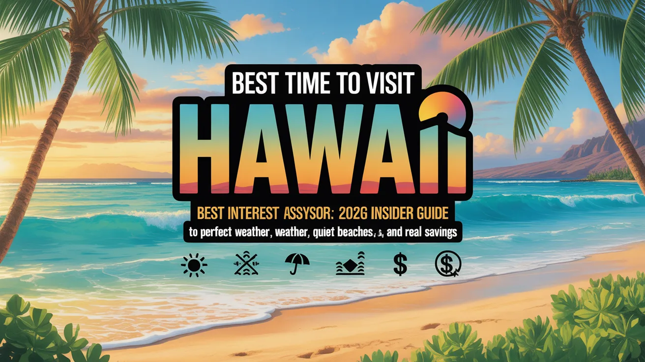 best time to visit hawaii​best interest assessors​