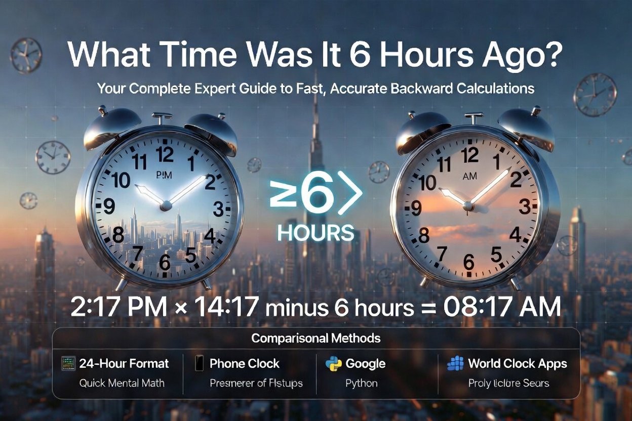 What Time Was It 6 Hours Ago? Your Complete Expert Guide to Fast, Accurate Backward Calculations