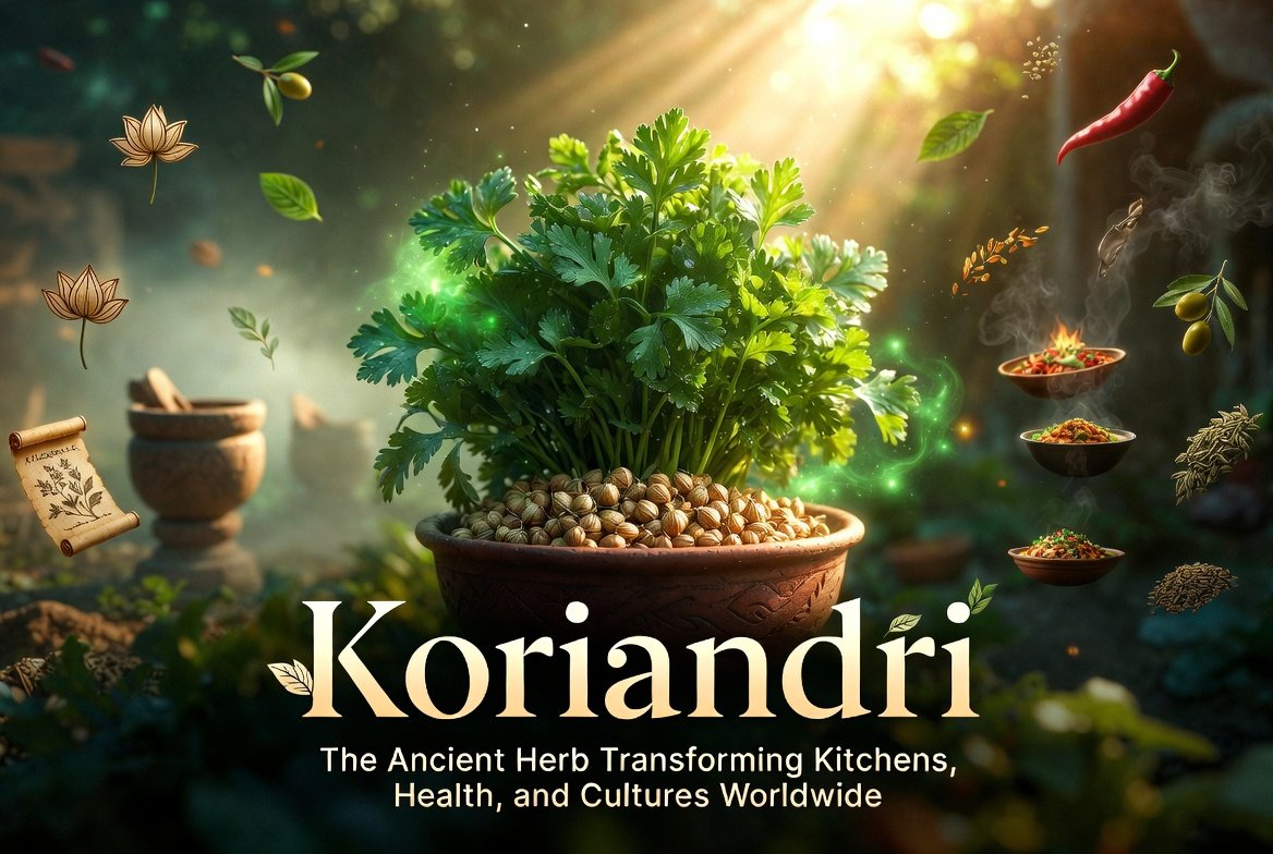 Koriandri: The Ancient Herb Transforming Kitchens, Health, and Cultures Worldwide