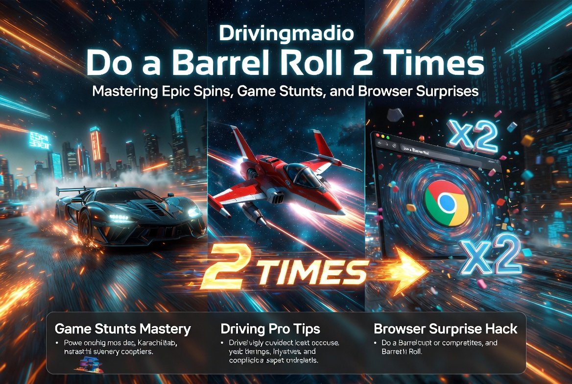 drivingmadio do a barrel roll 2 times